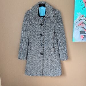 Smart Set Herringbone Dress Coat